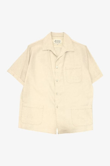 Maison Margiela Stitch Logo Rayon Twill Shirt S50DR0009 M35267 103M 1659 141056156
