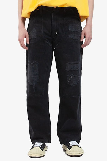 GALLERY DEPT Black Branco Carpenter GD Pants BCP 40028 BLACK 1544 139104788