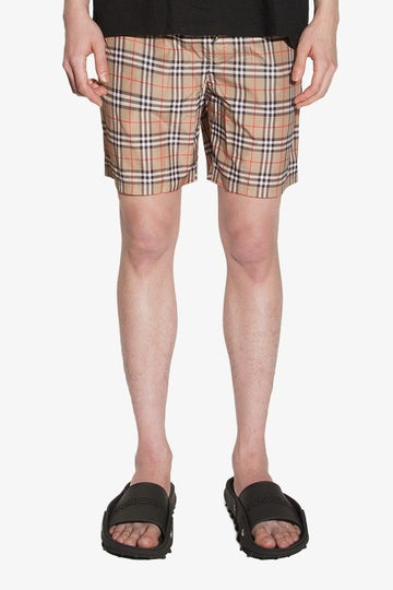 Burberry Check Drawstring Swim Pants 139104782