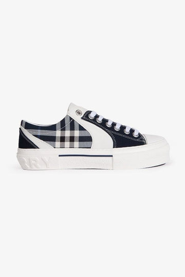 BURBERRY KAI チェック コットン レザー スニーカー 8070832 A1222 1170 139104825