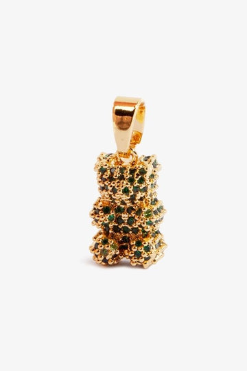 Crystal Haze Jewelry PAVE NOSTALGIA BEAR EMERALD GREEN 915 139104898