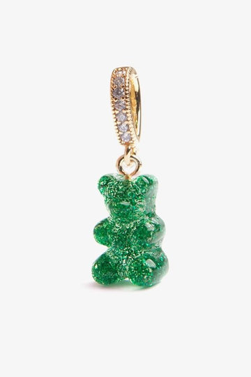 CRYSTAL HAZE JEWELRY グリーンノスタルジアファブペンダントPAVEコネクターグリーンヘイズ864 139104865