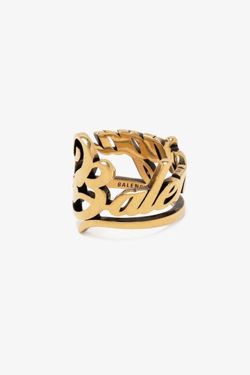 Balenciaga Typo Antique Effect Ring 696191 TZ39I 0604 1189 139105041