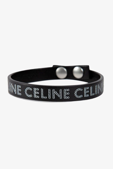 CELINE モノクロームカーフスキンスタッズブレスレット 460SB3SMO 38NS 1361 139105216