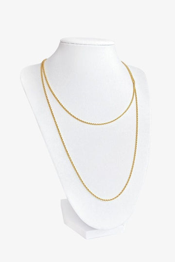 Crystal Haze Jewelry Double Rope Chain Gold 902 139104909