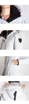 Nobis Merideth Light Grey Down Padded Jacket 1038 139105009 [P]