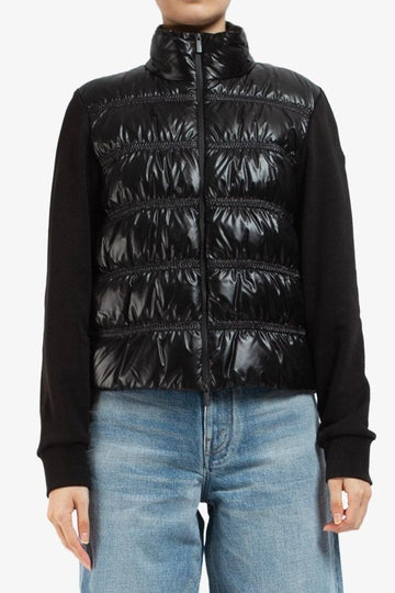 MONCLER Logo-Print Rimple Padded Zip-Up 8G00013 809KZ 999 1420 139105040