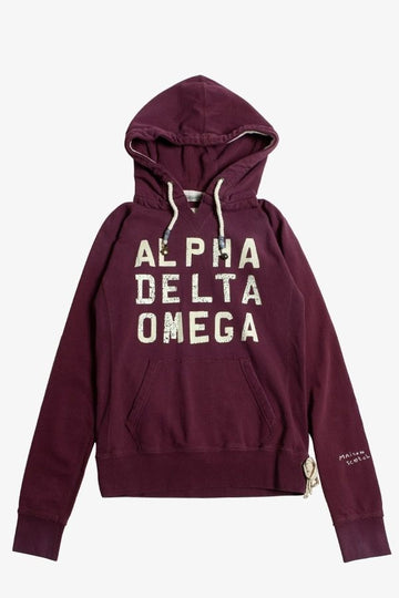 SCOTCH SODA Hooded Sweater mit Prints wine 1461 139105189