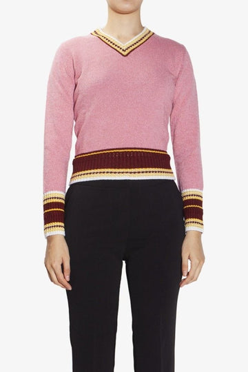 Barrie Cashmere V-Neck Jumper Knit 113 955 139105077