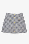 Celine Triope Monogram Cotton Skirt 140891279 [P]