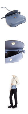 LITTLE LIFFNER Mini Schultertasche Blau Pebble CR3530 VIOLET BLUE 1004 139105120 [P]