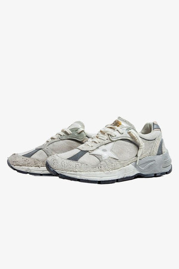 Golden Goose White Star Running Dad Star Suede Sneakers 139105132