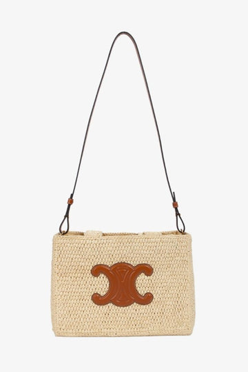 CELINE 25SS Rafia Kalbsleder Kleine Tais Cabas Tasche 116302FF7 04LU 1605 139105175
