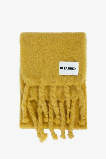 JIL SANDER ハンドニットウールモヘアロングスカーフ J40TE0118 J40041 815 1464 139105221