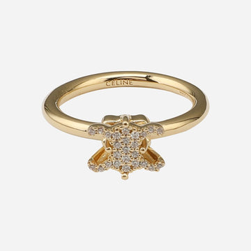 Celine Triope Solitaire Rhinestone Ring 461NT6BCZ 35OR 146849131