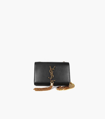 Saint Laurent Black Tassel Kate Chain Bag 34737 146373148