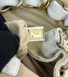 CHANEL Beige Fabric Shoulder Bag 12447 146374350 [P]