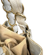 CHANEL Beige Fabric Shoulder Bag 12447 146374350 [P]
