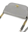 CHANEL Graue Flap Saison Tasche 25090 146373879 [P]