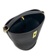 CELINE ブラックレザー 16 バケットバッグ 24445 146375130 [P]