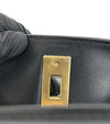 CELINE ブラックレザー 16 バケットバッグ 24445 146375130 [P]