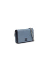 CHANEL Blue Lambskin WOC Crossbody Bag 5635 146379680 [P]
