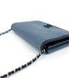 CHANEL Blue Lambskin WOC Crossbody Bag 5635 146379680 [P]
