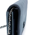 CHANEL Blue Lambskin WOC Crossbody Bag 5635 146379680 [P]