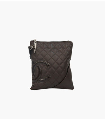 CHANEL Braune Cambout Crossbody Tasche 6158 146377892