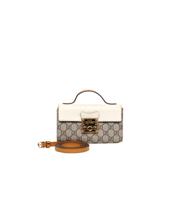 GUCCI Mini Padlock Top Handle Crossbody Bag 37274 146379585