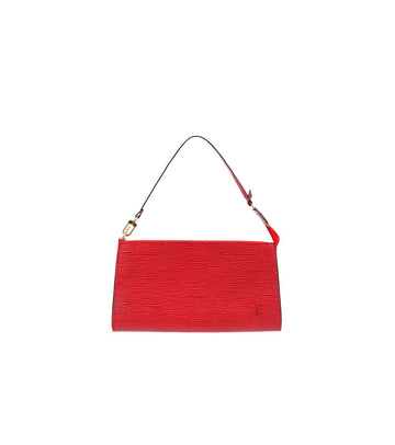 Louis Vuitton Red Epi Pochette 28400 146379285