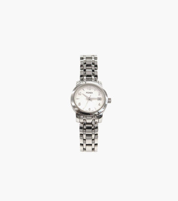 FENDI Weiße 2100L Silber Uhr 13748 146383210