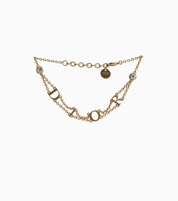 Dior Double Chain Gold Bracelet 33561 146386868