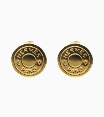 HERMES ラウンドゴールドイヤリング 6220 146387031