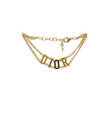 Dior Double Chain Gold Bracelet 35284 146784089