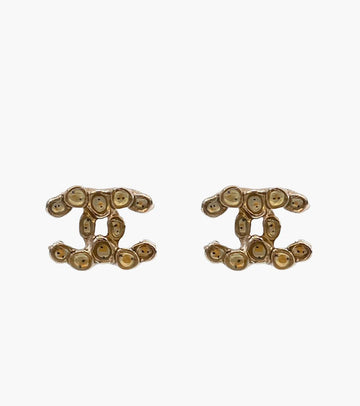 CHANEL Gold Stone Earrings 1712 146386811