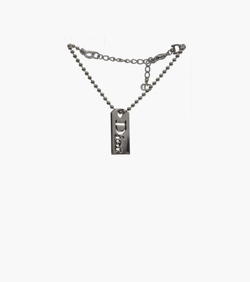 Dior Bold Plate Silver Bracelet 8684 146387018