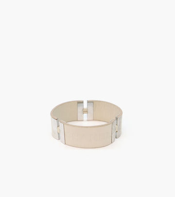 CHANEL Ivory Leather Bracelet 1836 146386748