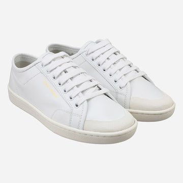 Saint Laurent 5F Logo Leather Sneakers White 819501 00N00 9030 147035726