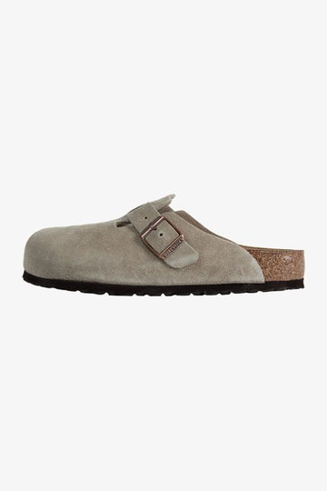 Birkenstock Boston Suede Slippers Taupe 560771 560773 1578 139104802