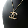CHANEL cc Crystal CC Pendant Necklace 11951 147417969 [P]