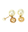 Dior Pearl Earrings 39324 147452500 [P]