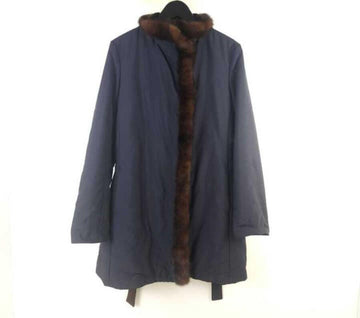 LORO PIANA Mink Pelzmantel Gürtel 12014 147558334