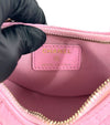 CHANEL Pink Leather Mini Half-Moon Crossbody Bag 32898 146378185 [P]