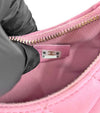 CHANEL Pink Leather Mini Half-Moon Crossbody Bag 32898 146378185 [P]