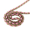 CHANEL Pink Leather Mini Half-Moon Crossbody Bag 32898 146378185 [P]