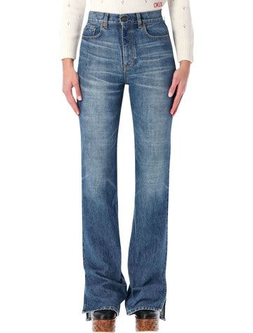 Chloe Refurbished Item Slit Denim Size IT 25 156238407