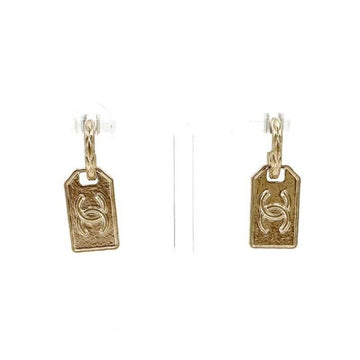 CHANEL Tag Drop Earrings 711250590 140589248