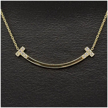 Tiffany & Co Tiffany T Smile Diamond Necklace Medium 110325013 148267062
