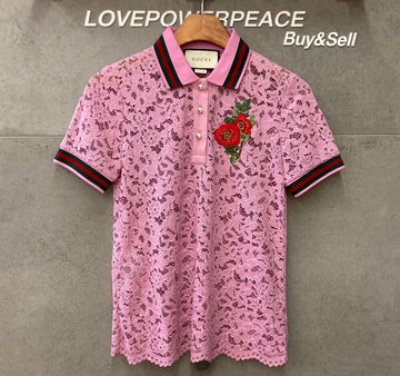 GUCCI Polo Kurzarmshirt Pink 434550H101307 148409400